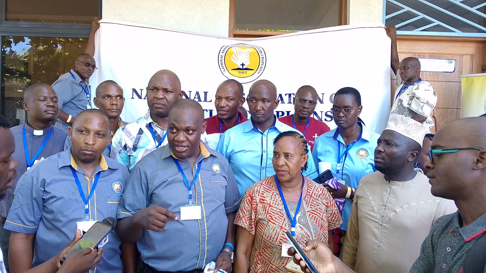 National Association of Christian Chaplains (NACC) delegates pose during their 16th annual national conference at Milele Beach Hotel in Mombasa