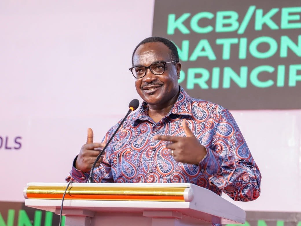 School unrest task force Kenya — Education CS Julius Migos Ogamba addresses principals at the 49th KESSHA conference in Mombasa